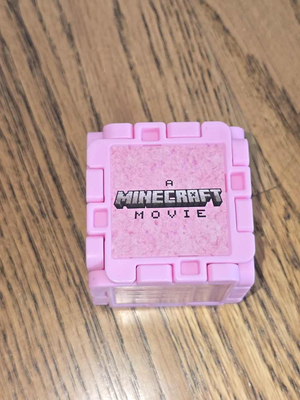 Minecraft movie pink